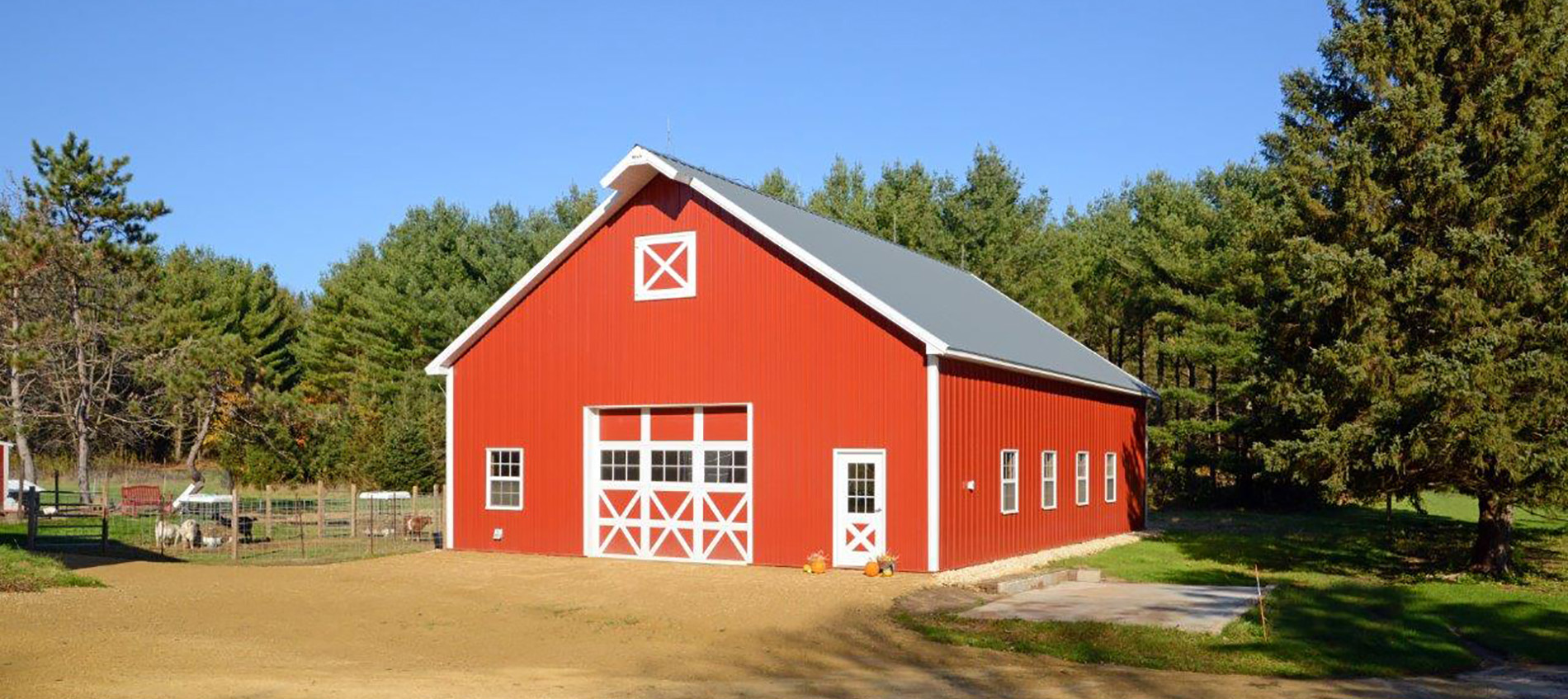 post frame agricultural building