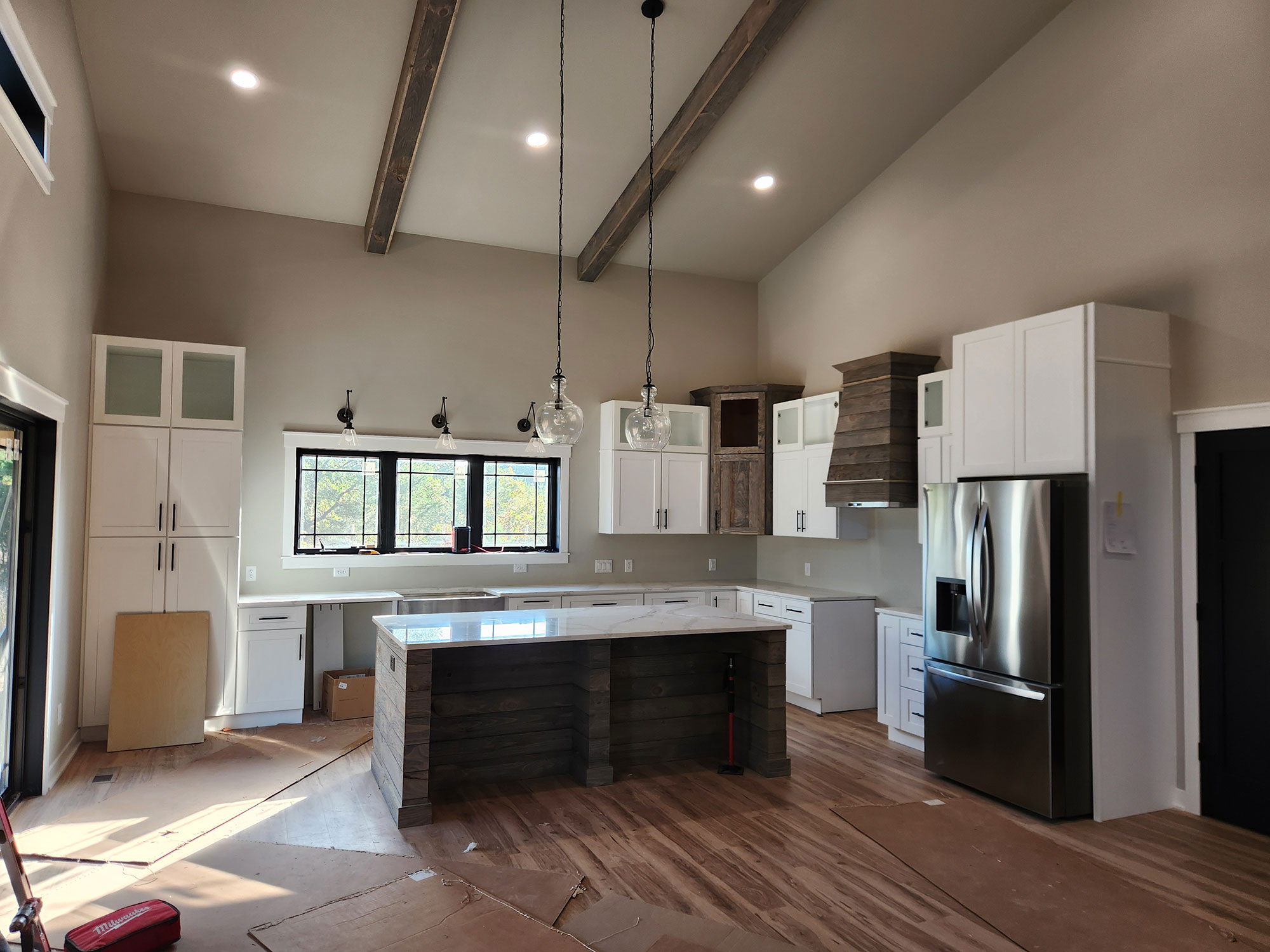 Pole Barn House Kitchen