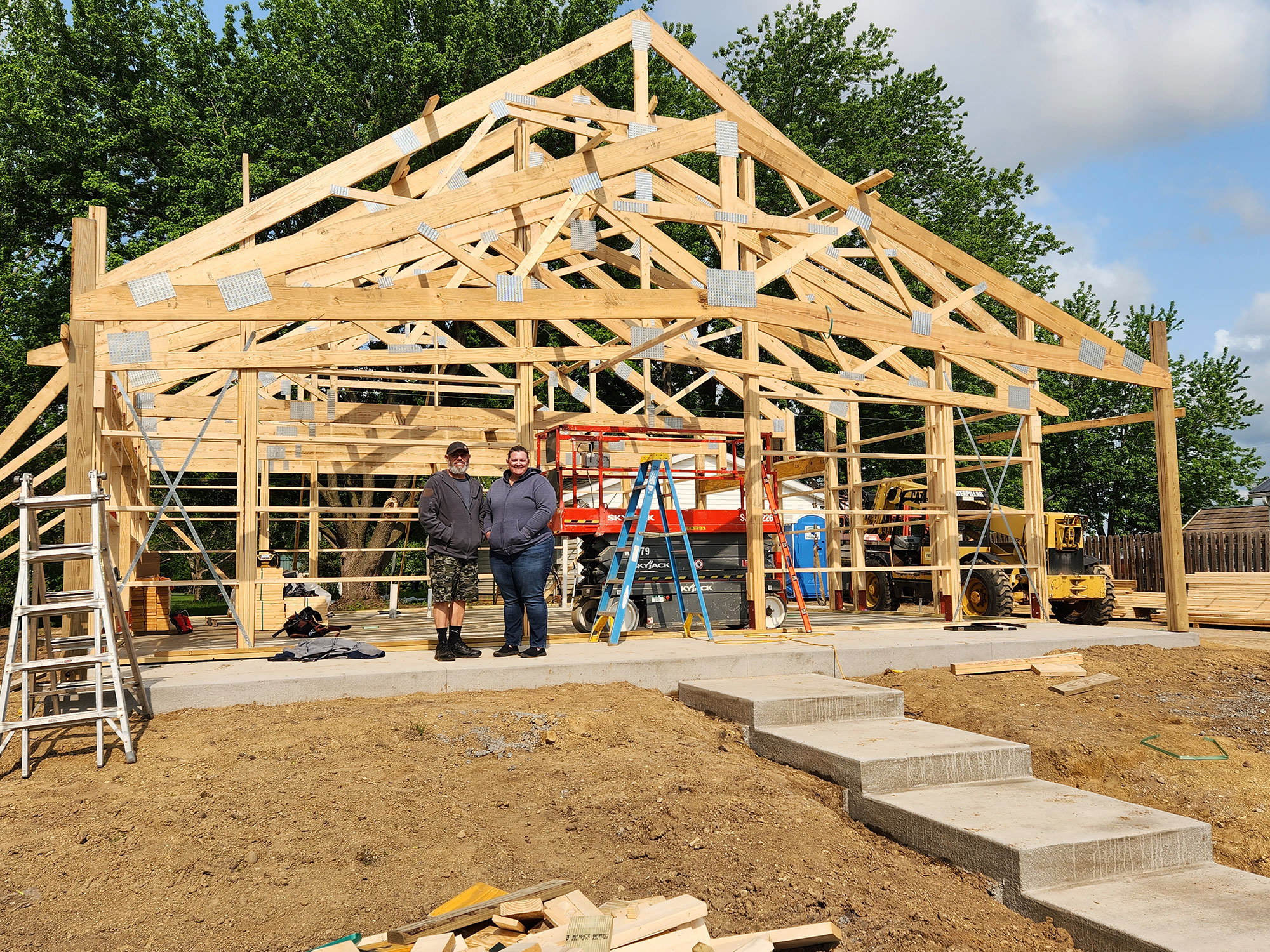 Pole barn Home Construction
