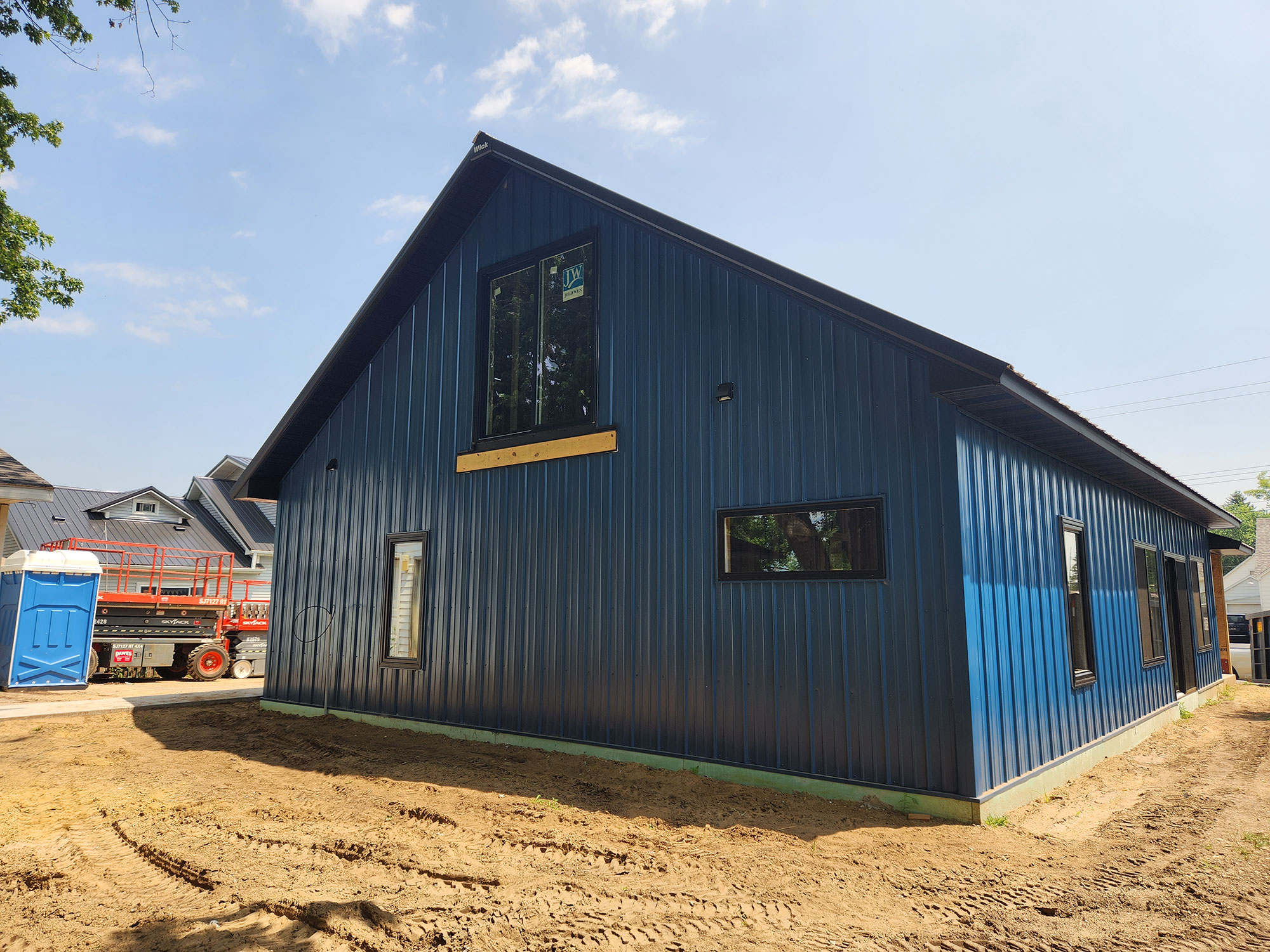 Pole barn House rear