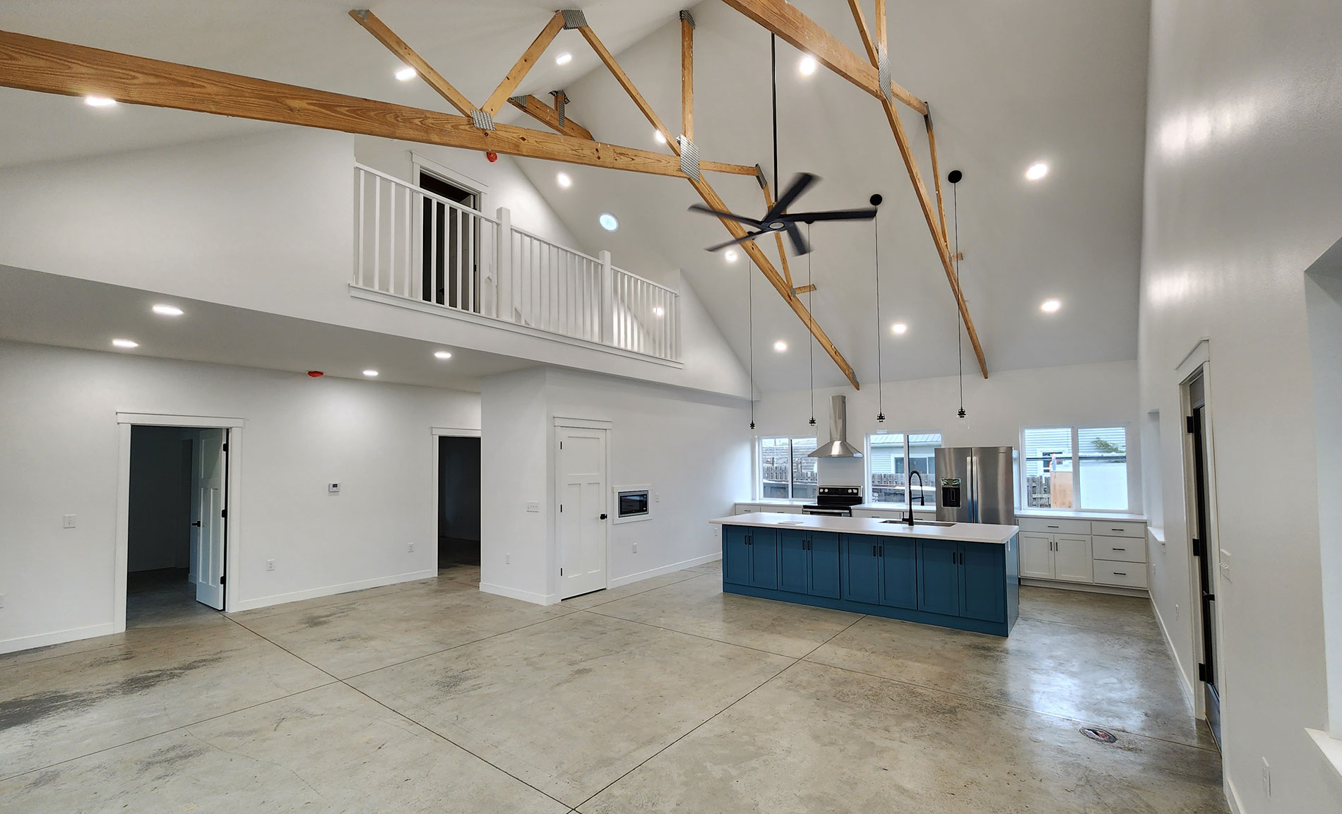 Interior of Barndominium